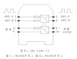 Rs485半雙工數字信號LKG-11DC-11(圖2)